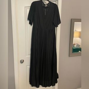 ASOS maxi v-neck cocktail dress